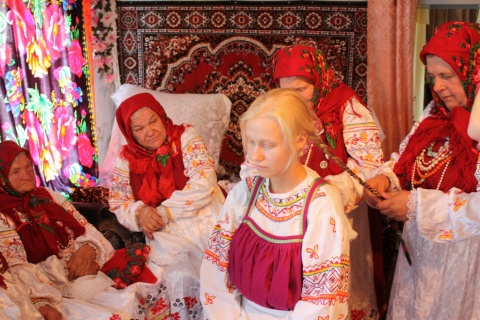 "У нас Оленька да цветочек" - Свадебные песни Ленинградской области.